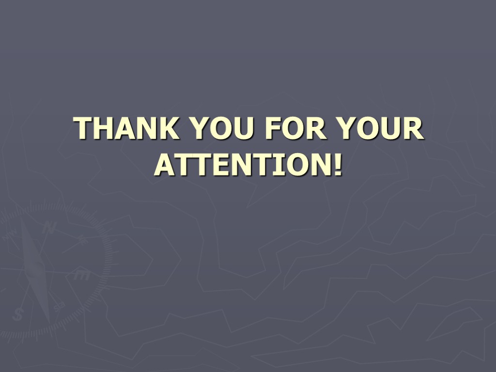 THANK YOU FOR YOUR ATTENTION!